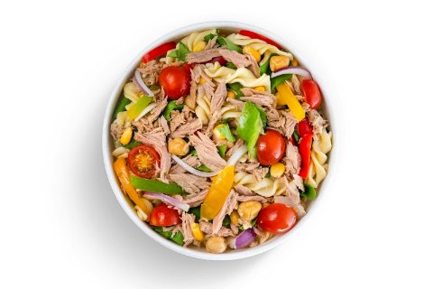 Салат с тунцом и овощами